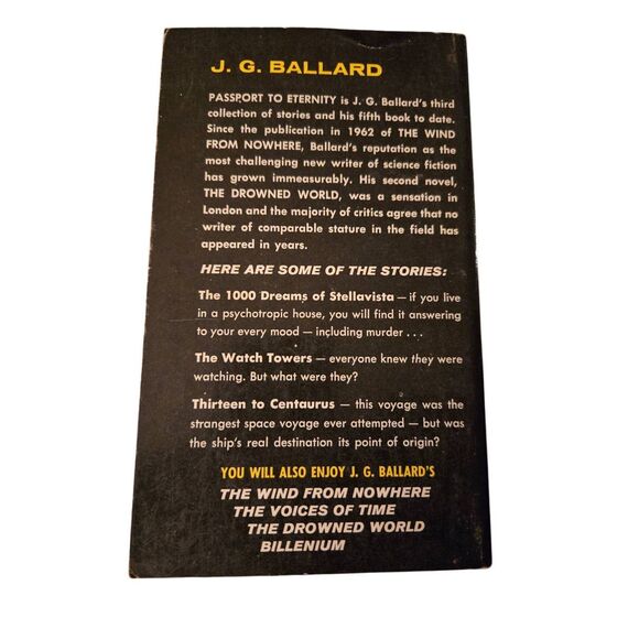 Passport to enternity by J.G. Ballard - Berkley medallion - Picture 5 of 5